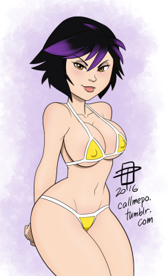 pinupsushi: Coloring practice / speed run.   Trying to get more