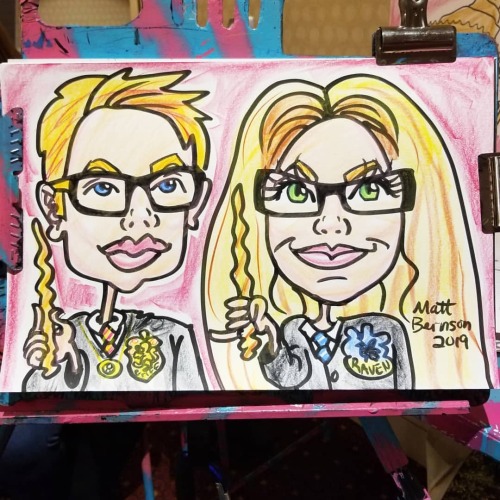 Drawing caricatures at the New England Wizardfest today and tomorrow!
