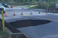 facts-i-just-made-up:  kaorijoy:  facts-i-just-made-up:  A sinkhole