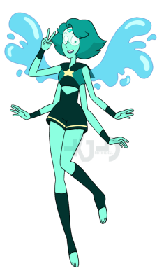 artifiziell:  “Just call me Turquoise!”My lapidot fan fusion