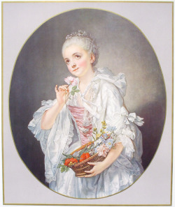   La Petite Fleuriste, Portrait Of Madeleine Barbarie De Courteille