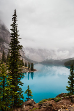 toofarnorth:  Moraine Lake, Banff National Park - toofarnorth