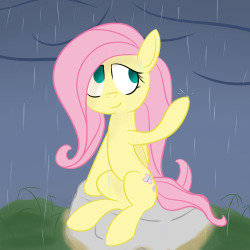 kimsderpydoodles:  I’ve never drawn Flutters, even though she