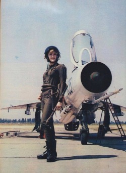 arrogant-bastard-american:  A lady of the Yugoslavian Air Force