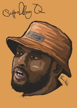 bono-nikolic:  ScHoolBoy Q artwork by bono-nikolic.tumblr.com