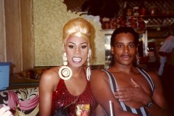 semisectionalsofa:  Rupaul and Willi Ninja, 1991