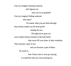 the peculiar art of disappearing