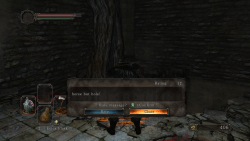load up darksouls 2, first message i read