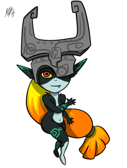 I’ve never drawn Midna before. I see now why so many other