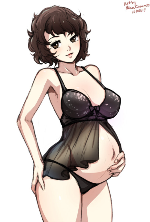 #618 Pregnant Sadayo Kawakami (P5)Lingerie and swimsuit versions!–Support