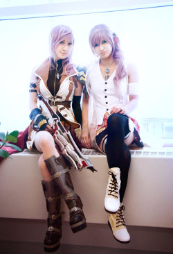 Lightning and Serah by xwickedgames 