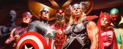 super-nerd:  Avengers & Justice League by Alex Ross 