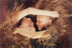 latinoking:photograph of Icelandic twins Erna and Hrefna by Ariko