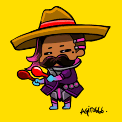 agito666:  Your Tumblr has been visited by a dancing Amigo Sombra