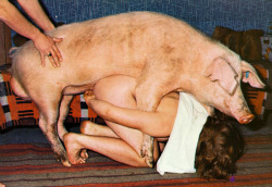 Oh yes give me that pig cock I want that deep in my pussy.