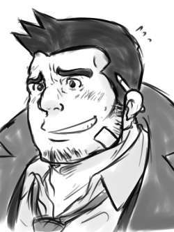 thewildwolfy:  Quite a bit of you asked for Gumshoe, so here~