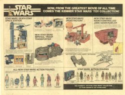 alexhchung:  Kenner Star Wars toy ads from comic books in 1980.