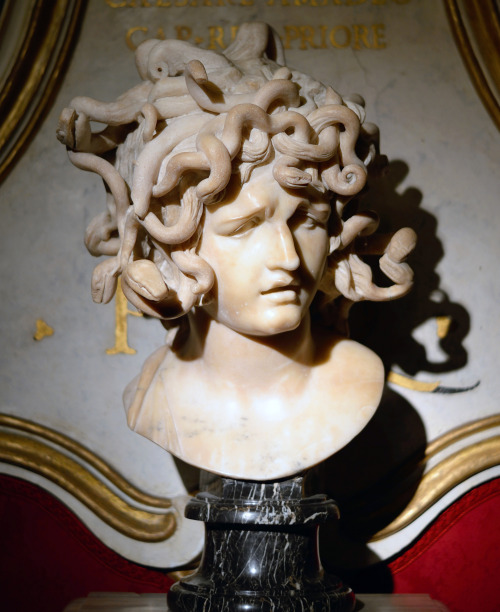 blondebrainpower:  Medusa head by Gianlorenzo Bernini in Musei