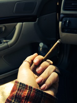 nickijuana:  sloanes-world:  Long drives mean passenger-rolled