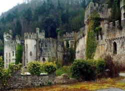 bluepueblo:  Medieval, Gwrych Castle, Abergele, Wales photo via