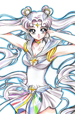 prettyguardianmoonface:  Sailor Cosmos by ~ShadowMaster23 