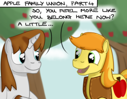 hoofclid: “Apple Family Union”, Part 4   If you can’t handle