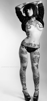 sexy-women-tattoos:  InkedBabes