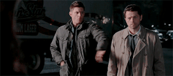 definitely-destiel:   Talk first, stab later.    he just toucHES