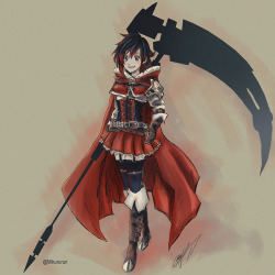 mikururunartwork:  RPG RWBY Ruby [Hunter]Weiss [Magic Swordsman]Blake