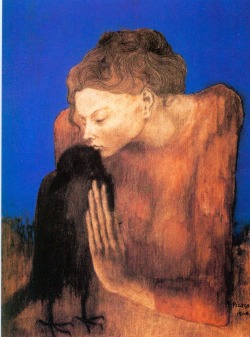 dustyfleas:  dustyfleas:  tierradentro:  “Woman with Raven”,