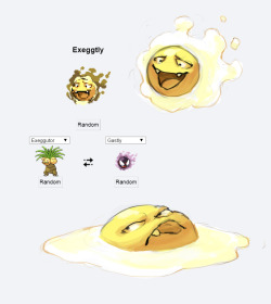 fametheoryart:  This pokemon is exeggtly what it looks like