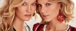Taylor Swift & Karlie Kloss - Vogue. ♥  So beautiful together.