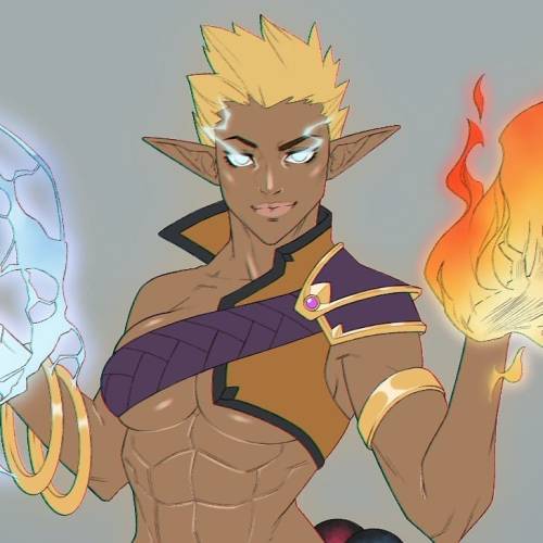 ryu62:Another ripped mage for @ignitioncrisis and his fantasy