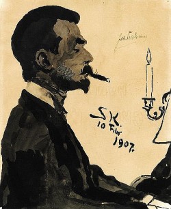 Peder Severin Krøyer (Danish, 1851-1909), Portrait of Joh.