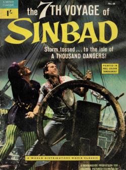 The 7th Voyage Of Sinbad comic (World Distributors, 1958).From