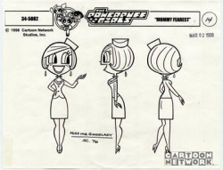 nondefender: Powerpuff Girls 102-b Mommy Fearest model sheets