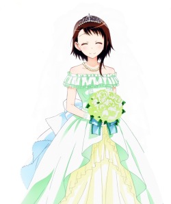 false-love23:  Nisekoi Wedding girls!