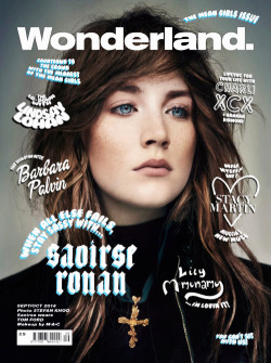saoirseronanworld:  Saoirse Ronan on the cover of Wonderland