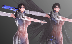 sweetfluff3d:  Finished her clothing shaders and made a model