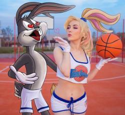 love-cosplaygirls:Lola Bunny by Helen Stifler (now with bunny