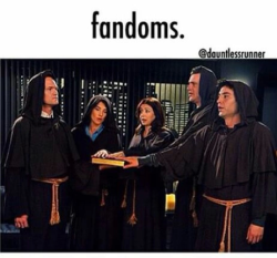 thebluefoodofpercy:Fandoms before blood…   fandom is family