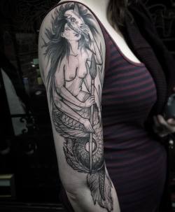 electrictattoos:  nomicheese:  Made a killer mermaid for the