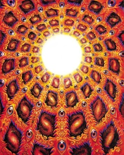 pixography:  Alex Grey   Spiral out,  keep going!