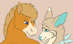 spiritcookie: Couple icon commission done for my buddy Hunter 
