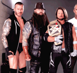 r-a-n-d-y-o-r-t-o-n:The heels of SmackDown team.