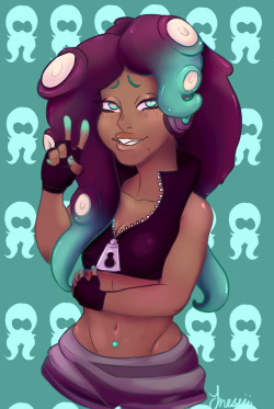 sneseii:Can you tell I love Marina? (Portrait + progress!)