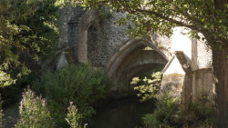 foldan-blaed:  River beneath the old abbey ruins. My favourite