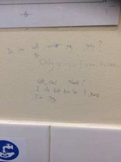 queergraffiti:  tenderpatroclus: saw this in my school toilets,