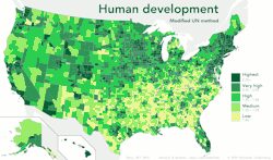 scotchtapeofficial:  mapsontheweb:Quality of Life in the United