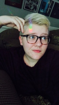 demiboydaniel:  My prism put a rainbow on my face, is this gay